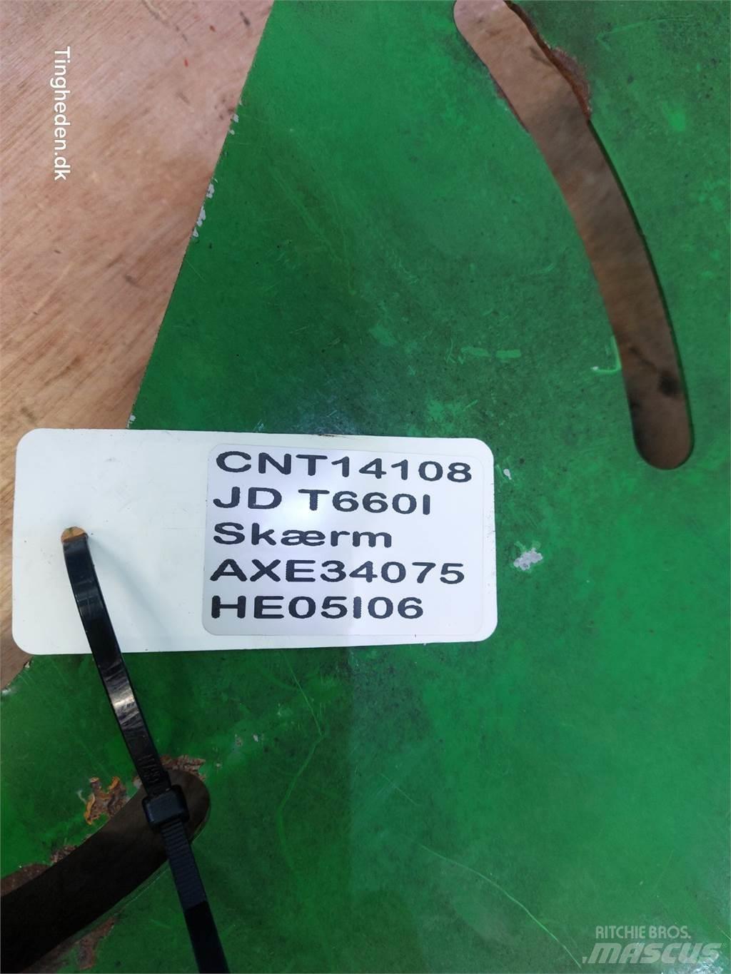 John Deere T660I Lisävarusteet ja komponentit