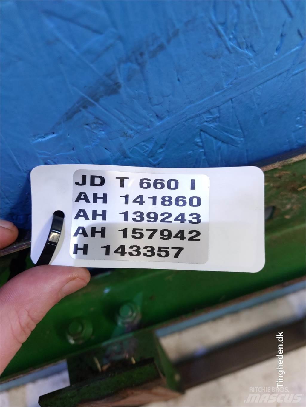 John Deere T660I Lisävarusteet ja komponentit