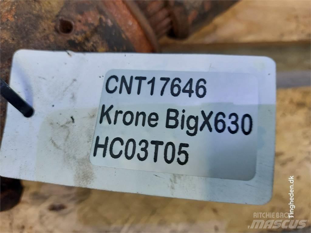 Krone Big X 630 Heinä- ja tuorerehukoneiden tarvikkeet