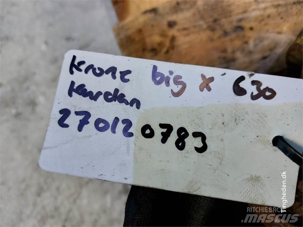 Krone Big X 630 Heinä- ja tuorerehukoneiden tarvikkeet