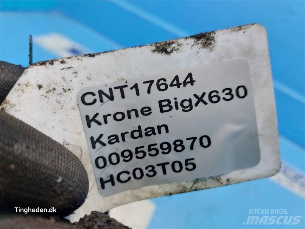 Krone Big X 630 Heinä- ja tuorerehukoneiden tarvikkeet