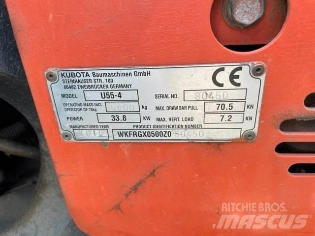 Kubota U55-4 Telakaivukoneet
