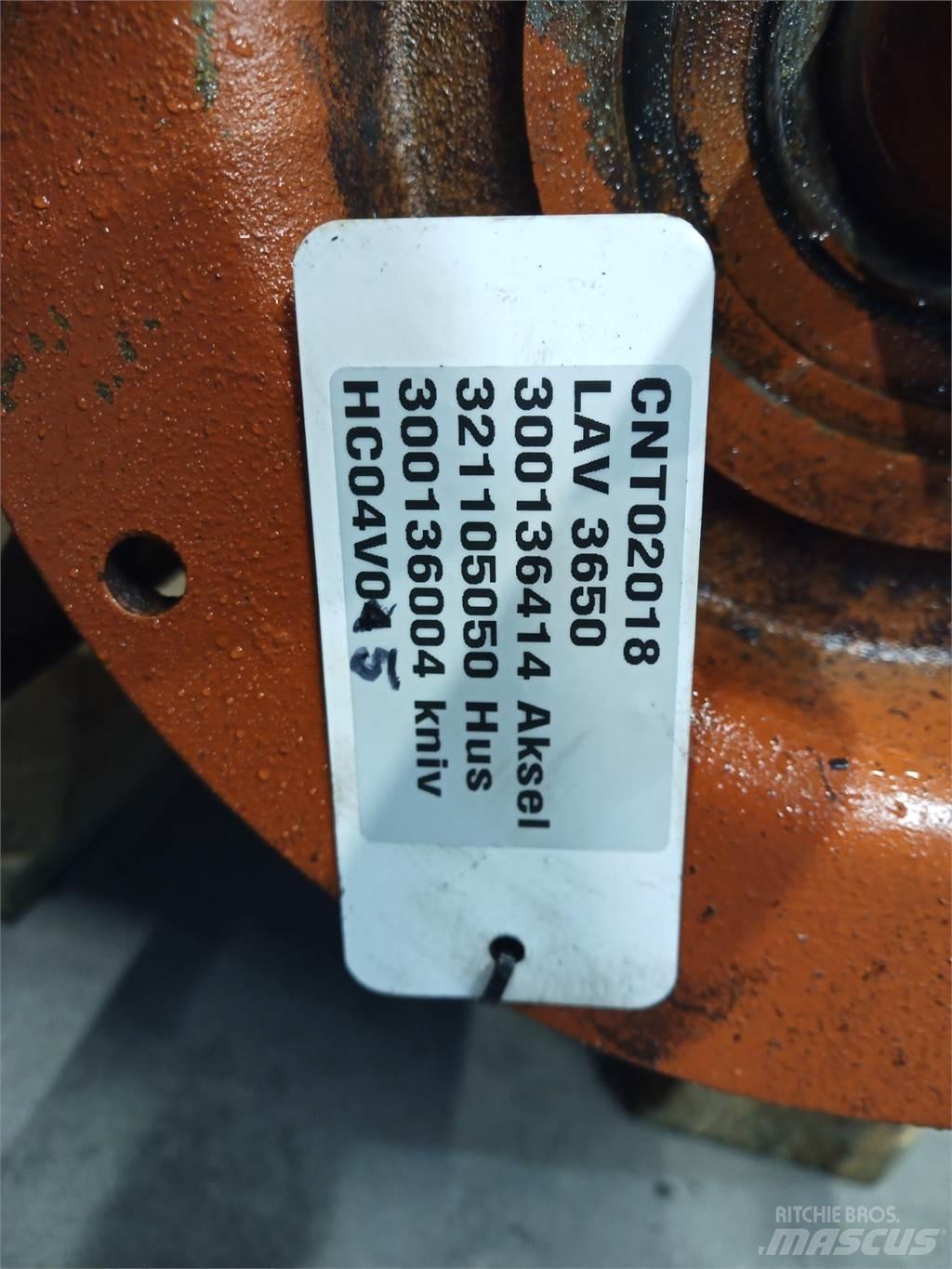 Laverda 3500 Lisävarusteet ja komponentit
