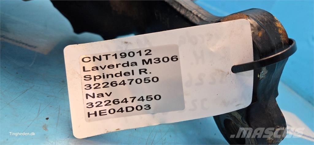 Laverda M306 Lisävarusteet ja komponentit