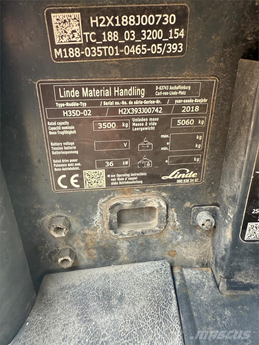 Linde H35D Dieseltrukit