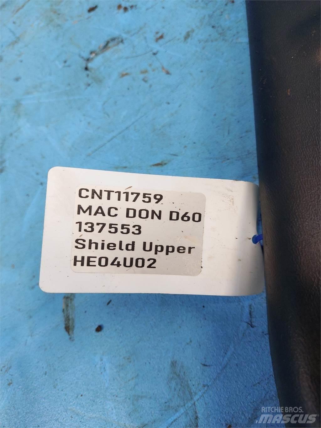 MacDon D60 Lisävarusteet ja komponentit