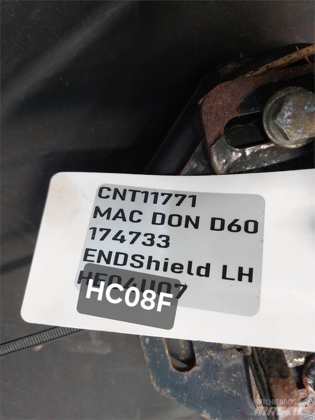MacDon D60 Lisävarusteet ja komponentit