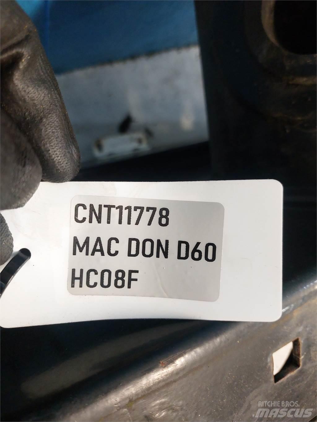 MacDon D60 Lisävarusteet ja komponentit