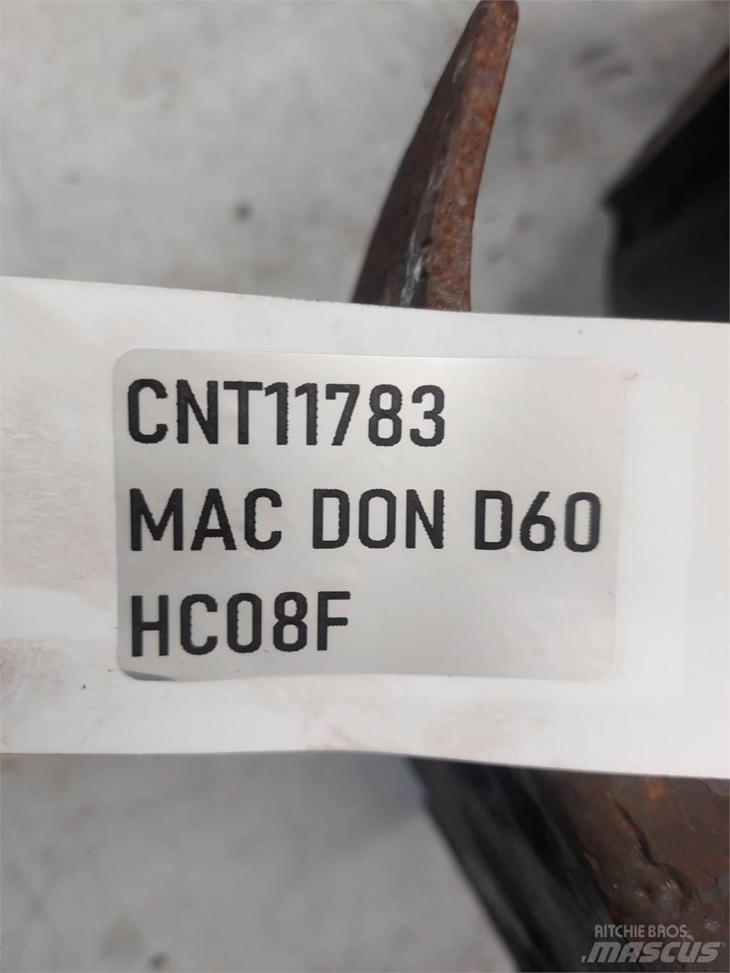 MacDon D60 Lisävarusteet ja komponentit