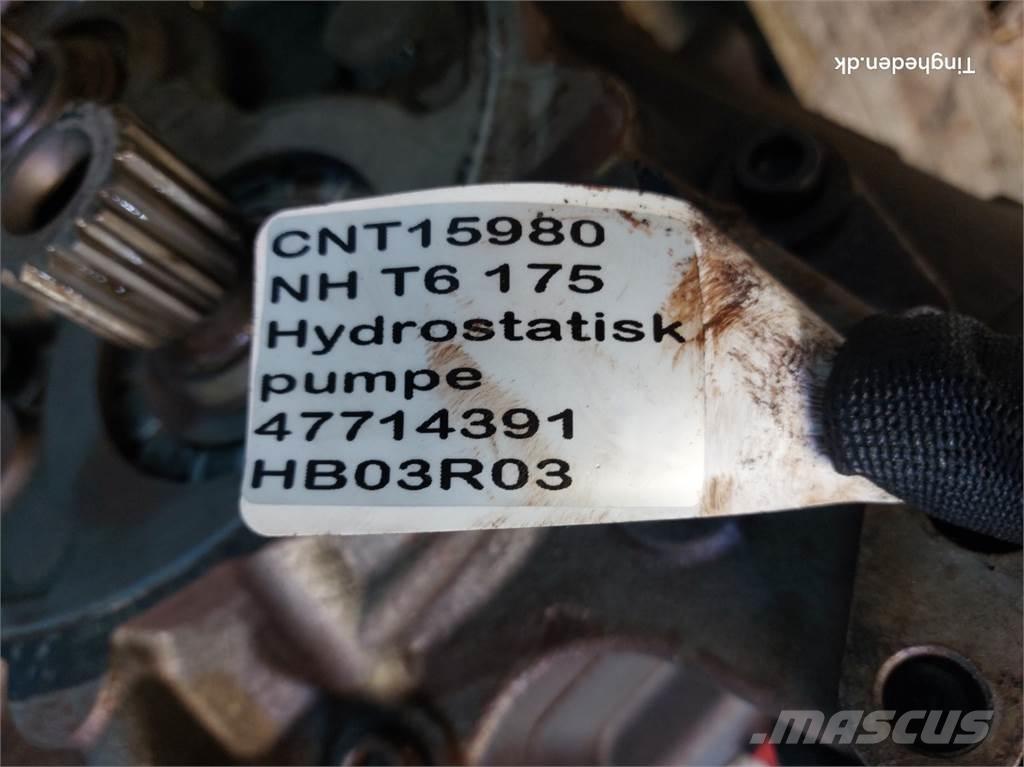 New Holland T6 Hydrauliikka