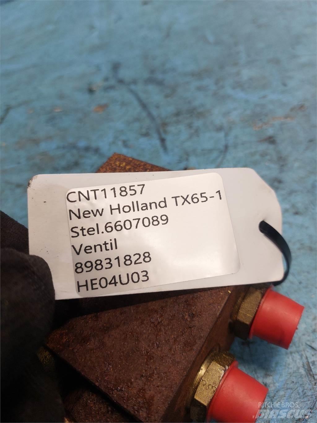 New Holland TX65 Hydrauliikka