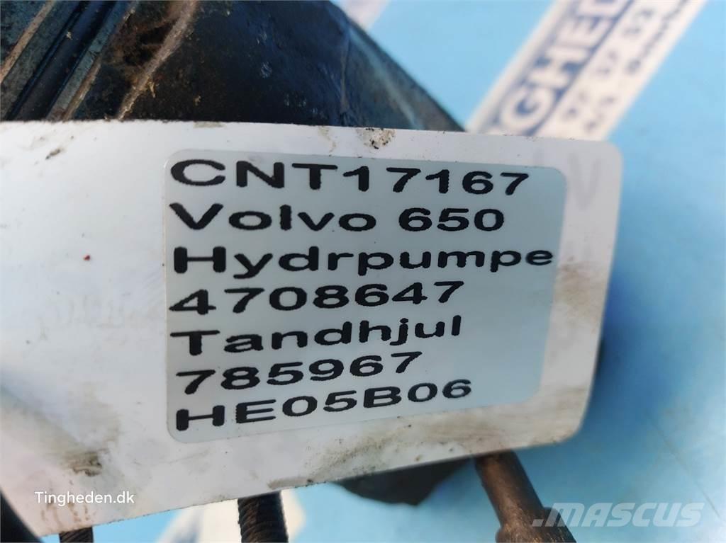 Volvo BM 650 Hydrauliikka