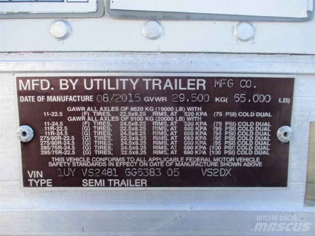 Utility VS2DX 48' Umpikoriperävaunut