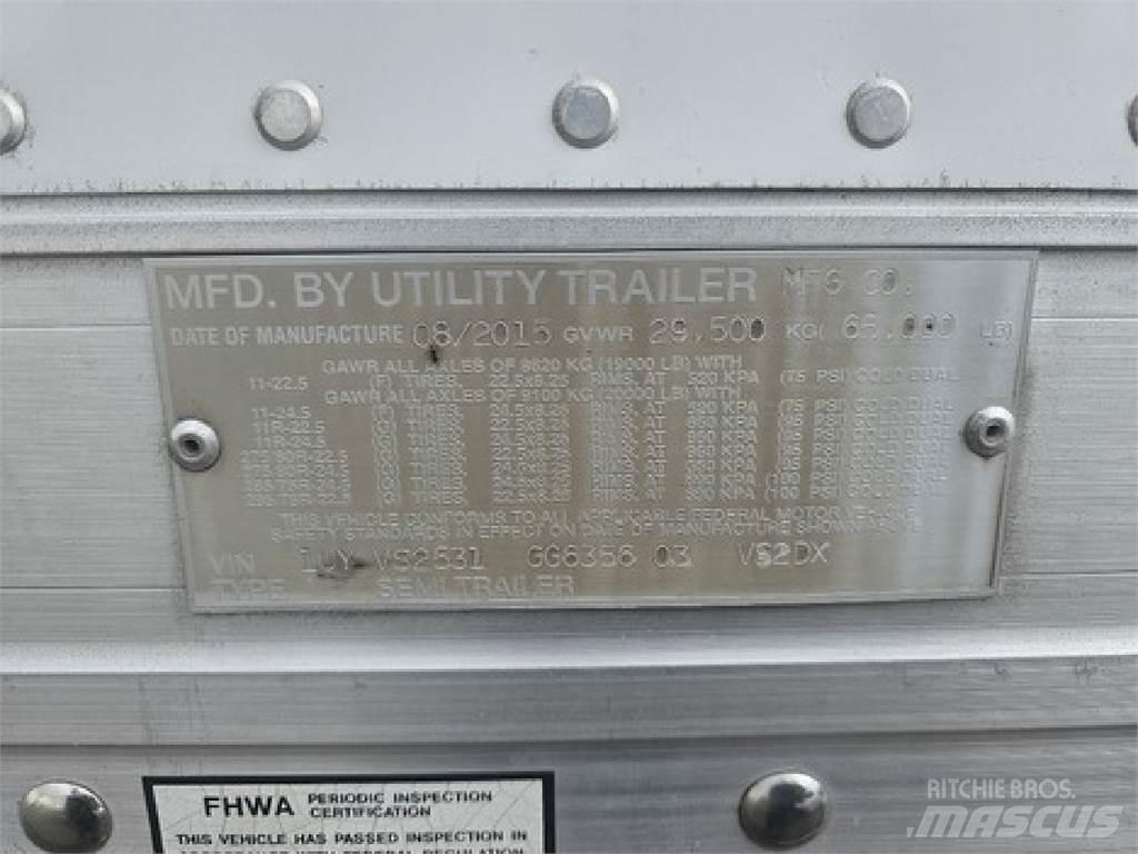 Utility VS2DX 53' Umpikoriperävaunut