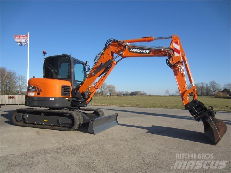 Doosan DX63-3 Minikaivukoneet < 7t