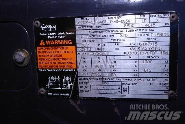 Doosan GC25P-5 Muut haarukkatrukit