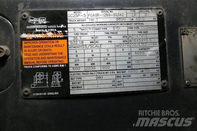 Doosan GC25P-5 Muut haarukkatrukit