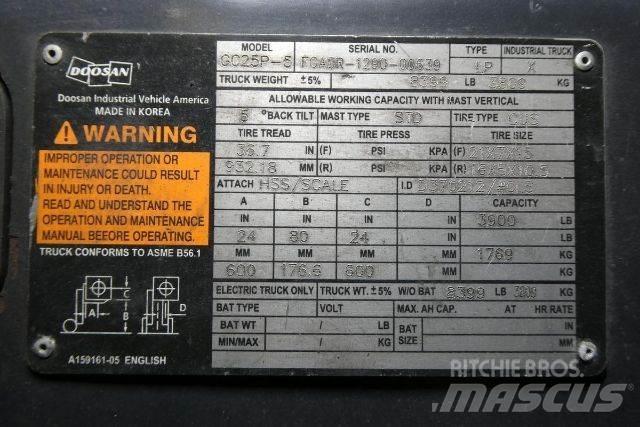 Doosan GC25P-5 Muut haarukkatrukit