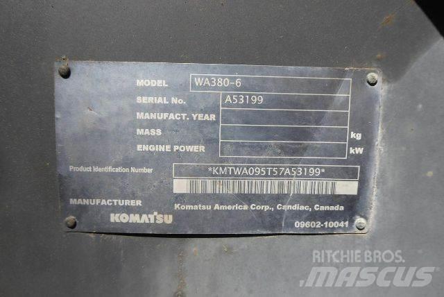 Komatsu WA380-6 Pyöräkuormaajat