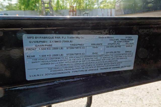 PJ 83 Muut perävaunut