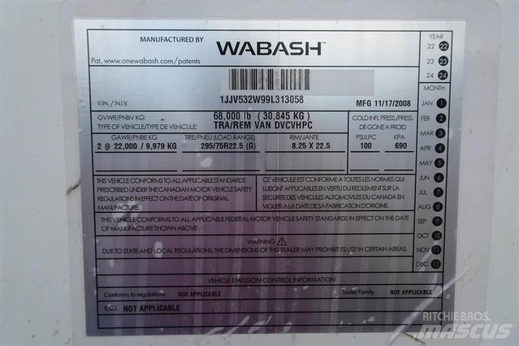 Wabash DVCVHPC Umpikoriperävaunut