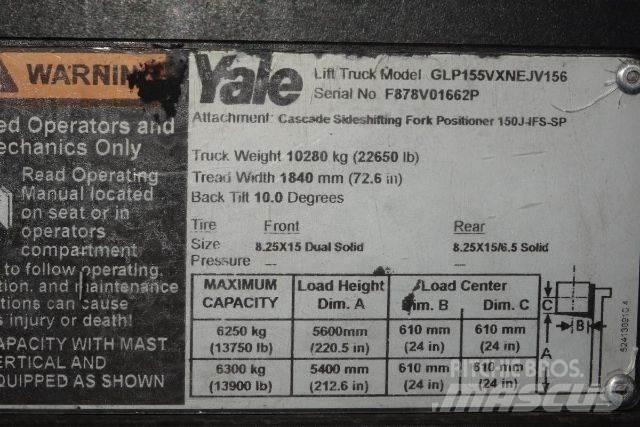 Yale GLP155VX Muut haarukkatrukit