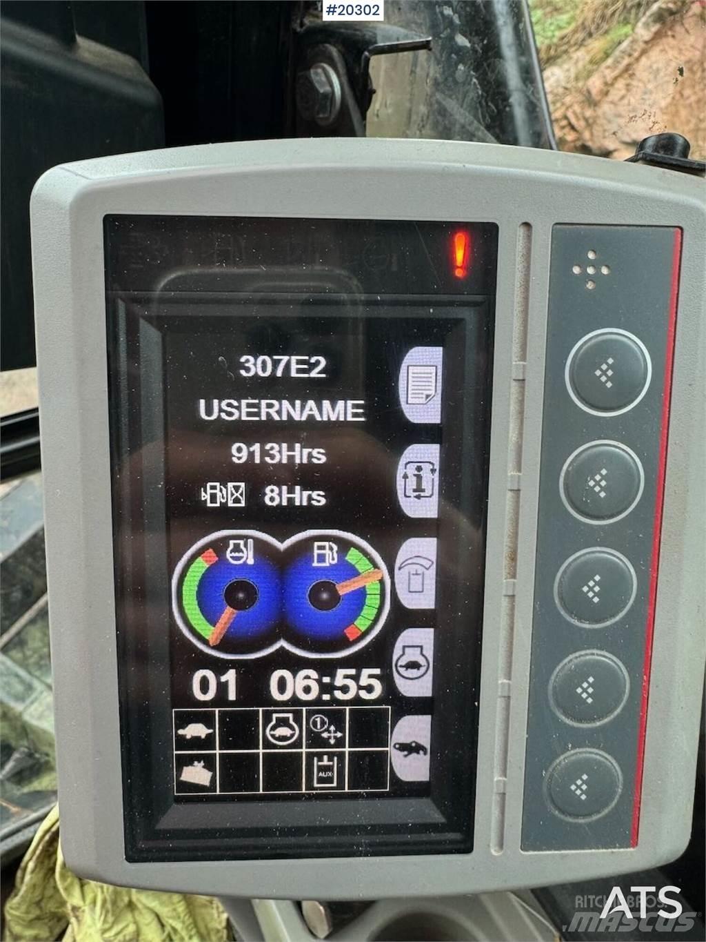 CAT 307E2 Telakaivukoneet