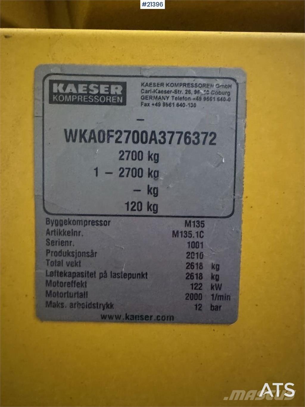Kaeser M135 Kompressorit