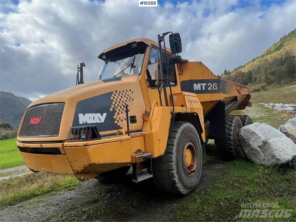 Moxy MT26 dumper. Minidumpperit