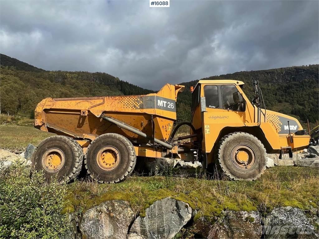 Moxy MT26 dumper. Minidumpperit