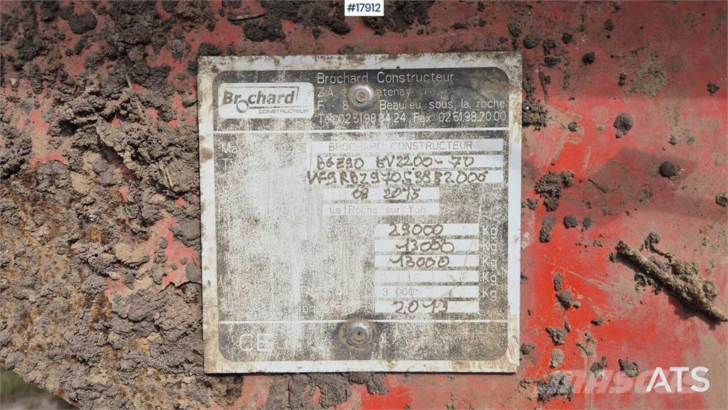 Brochard EV2200-OBS Kuivalannan levittimet