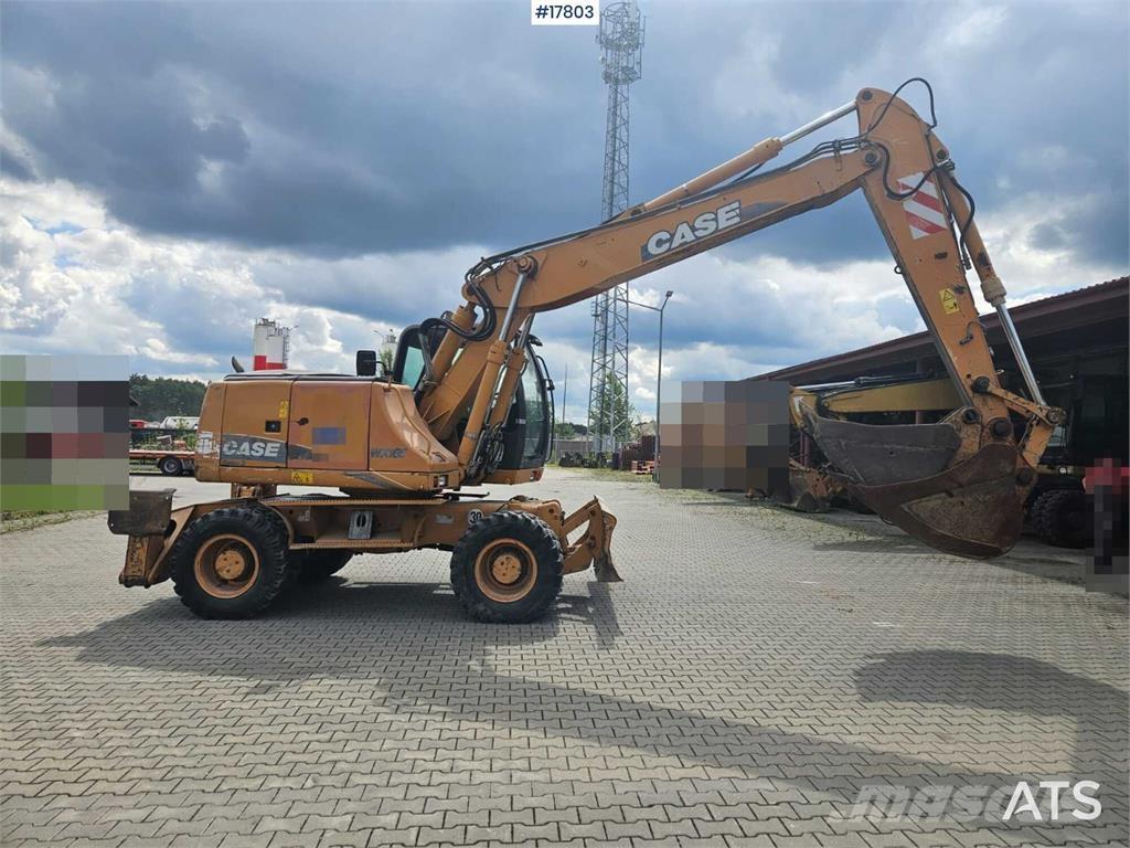 CASE WX 165 Pyöräkaivukoneet