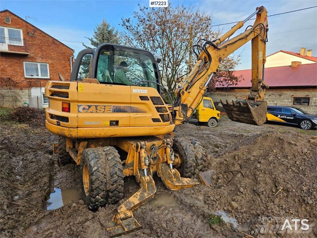 CASE WX125 Pyöräkaivukoneet