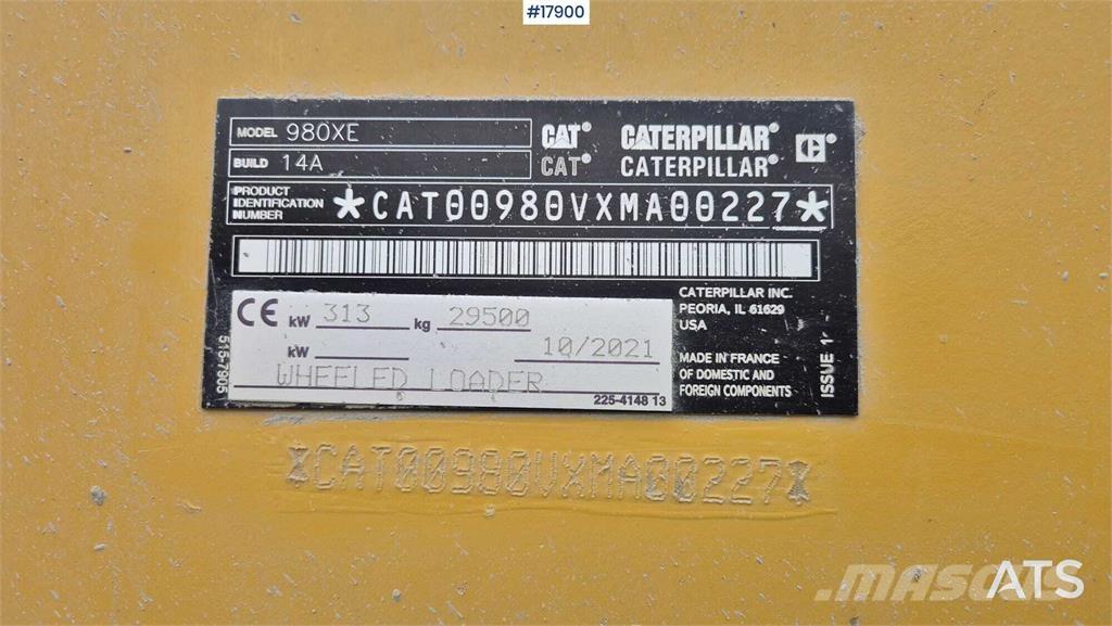 CAT 980 XE Pyöräkuormaajat