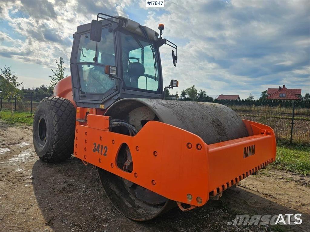 Hamm 3412HT Yksivalssijyrät