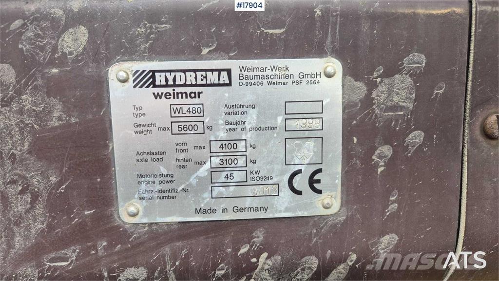 Hydrema WL 480 Pyöräkuormaajat