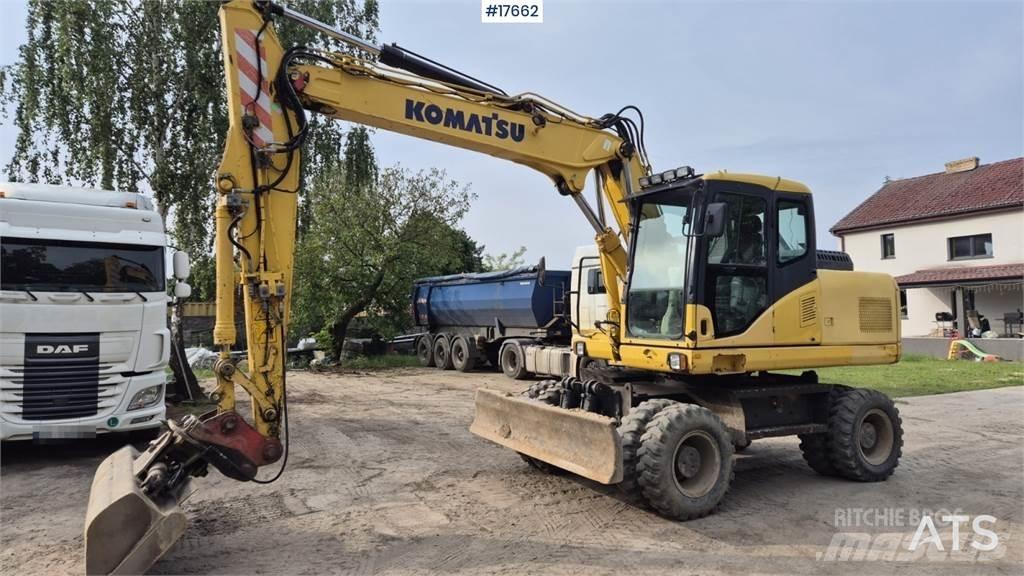 Komatsu PW 160 Pyöräkaivukoneet