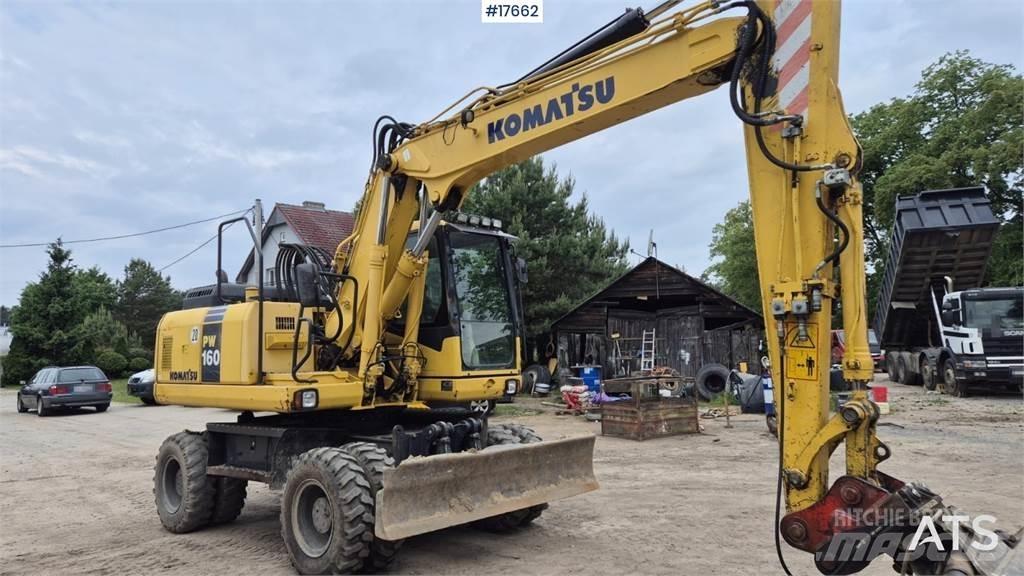 Komatsu PW 160 Pyöräkaivukoneet
