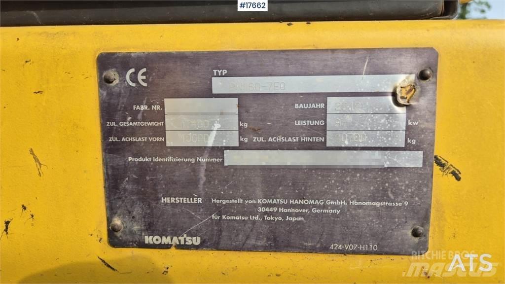Komatsu PW 160 Pyöräkaivukoneet