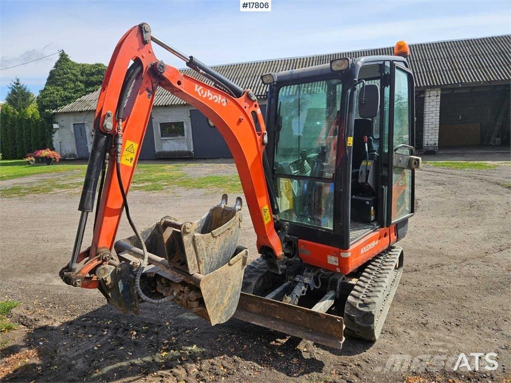 Kubota KX019-4 Minikaivukoneet < 7t