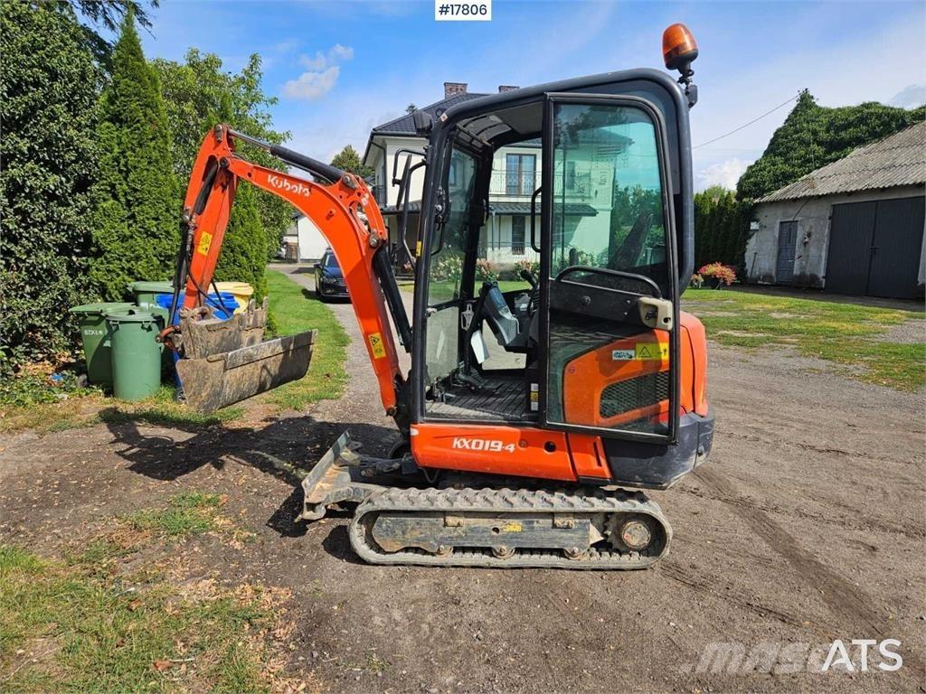 Kubota KX019-4 Minikaivukoneet < 7t