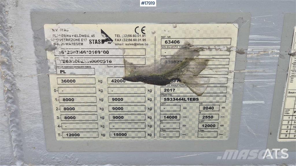 Stas S300ZX Walking floor-puoliperävaunut