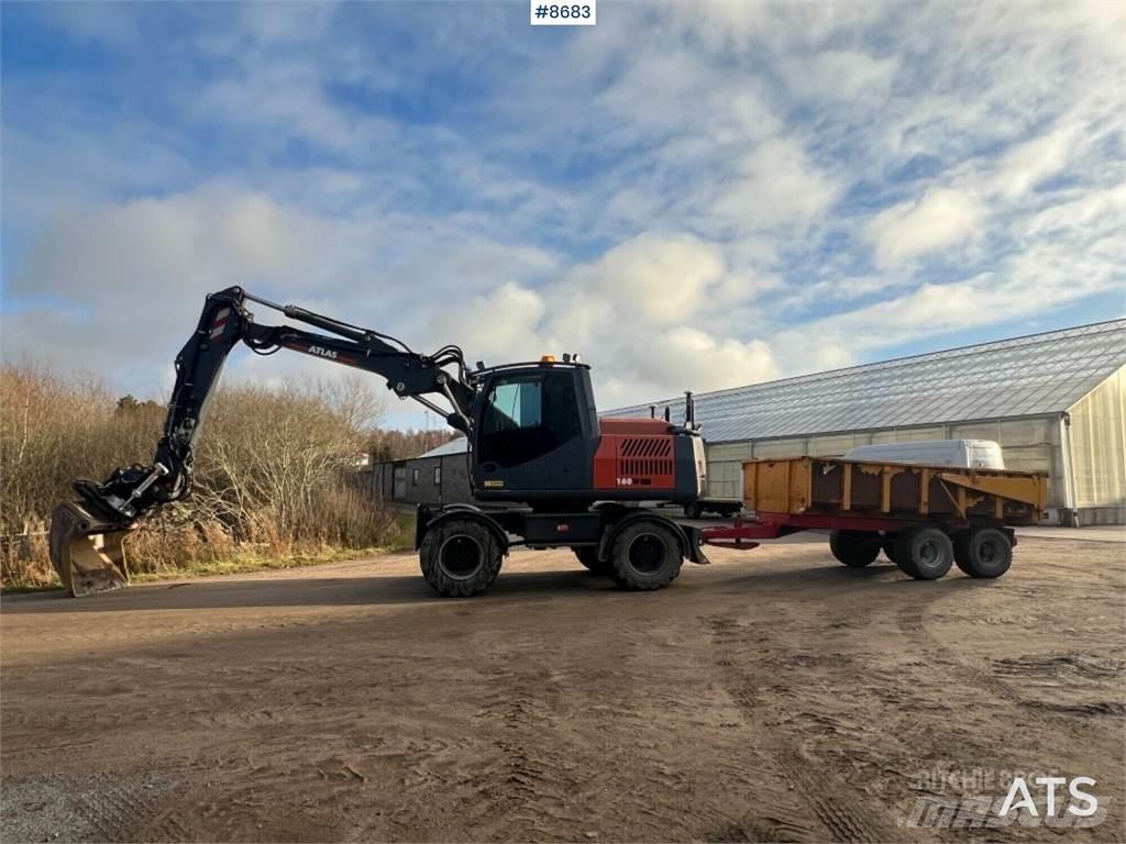 Atlas 160W Pyöräkaivukoneet