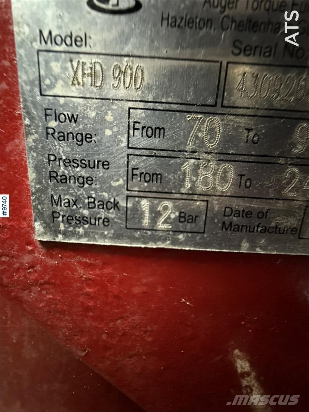 Auger Torque XHD 900 Kaivuulaitteet