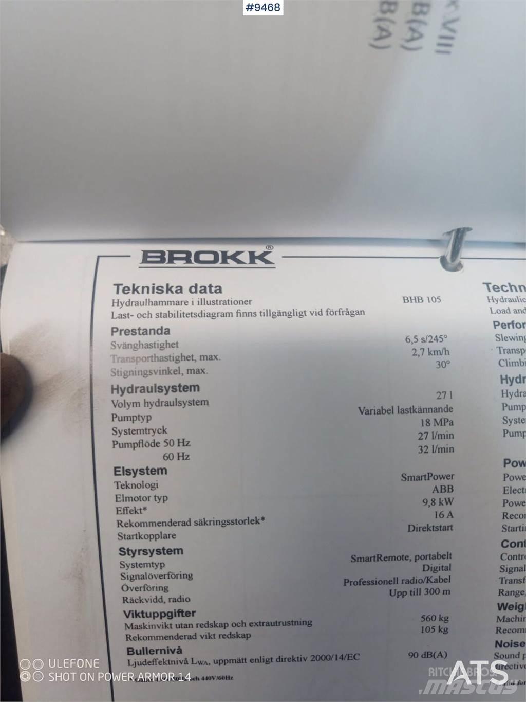 Brokk 70 Muut koneet