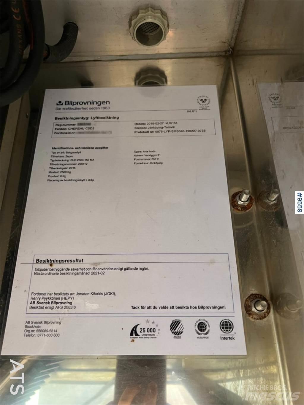 Chereau CSD2 Konttipuoliperävaunut
