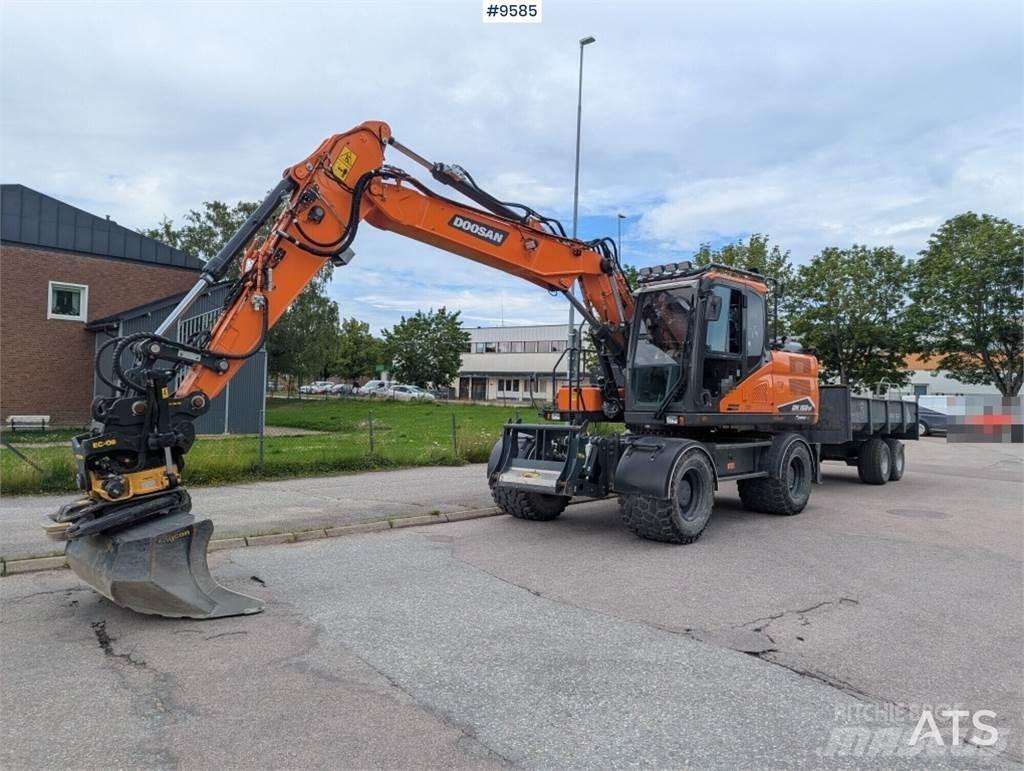 Doosan DX160W-7 Pyöräkaivukoneet