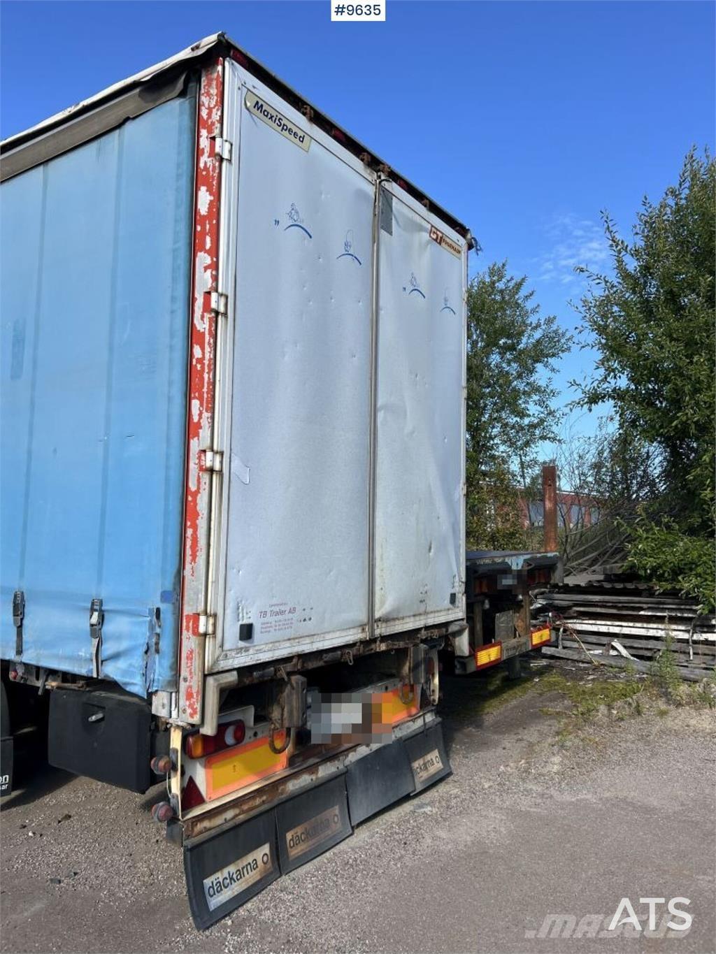 Fruehauf SS136/P3S Pressukapellipuoliperävaunut