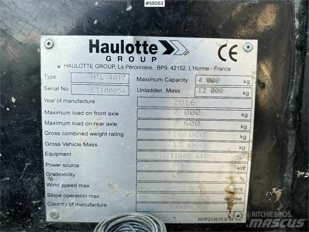 Haulotte HTL4017 Kurottajat