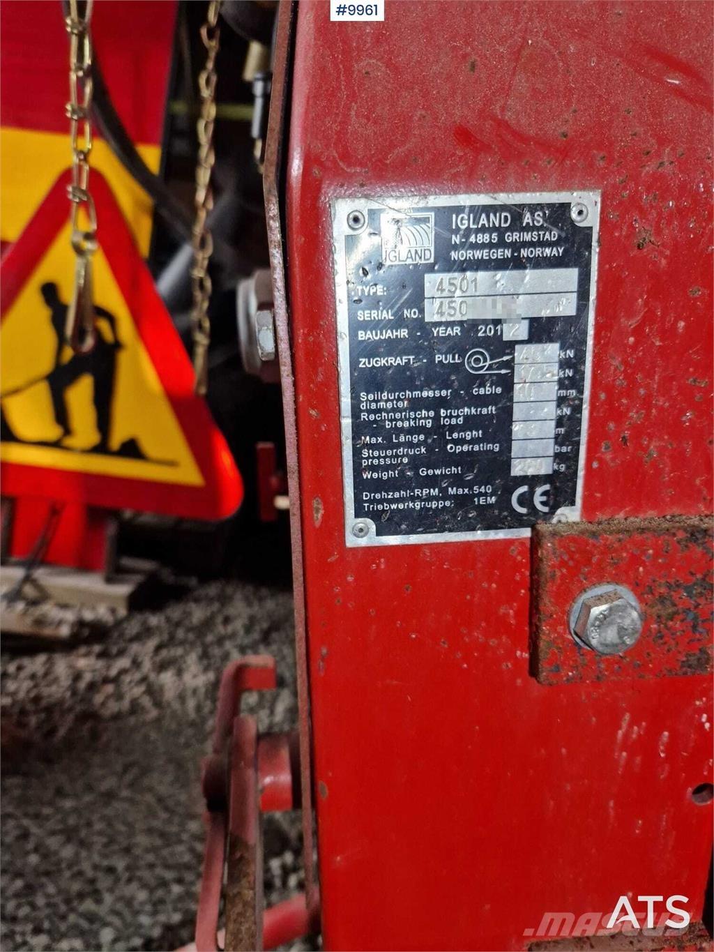 Igland luning winch Muut koneet